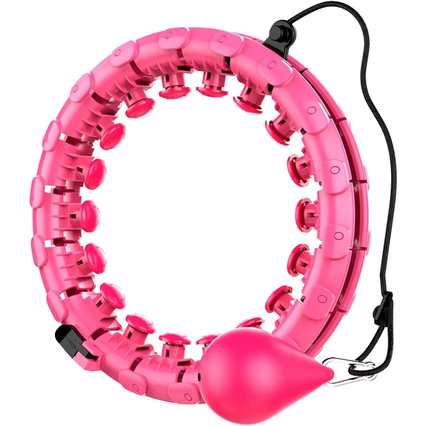 Weighted Smart for Adults Beginners do not Fall,24 Knots, Abdomen Fitness Increase Beauty, 2 in 1 Fitness Weight Loss and Mass