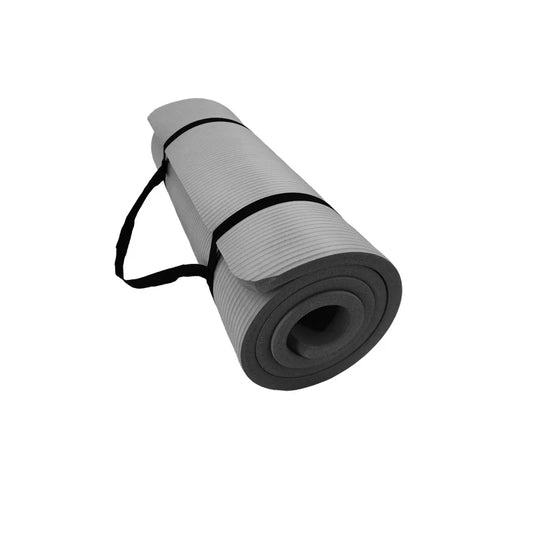 High-Density Anti-Tear Yoga Mat – Home Fitness with Carry Strap