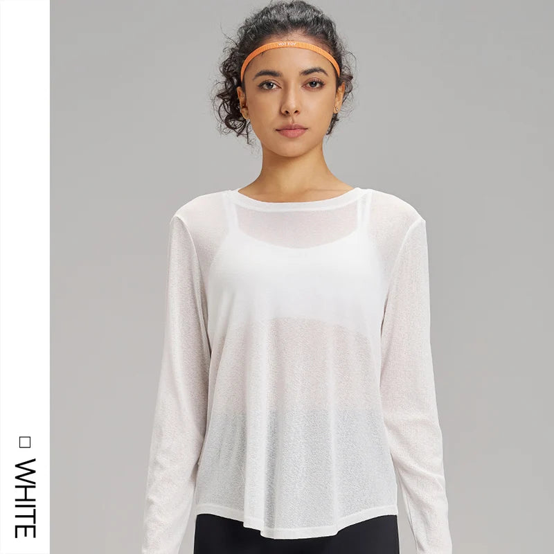 long sleeve workout top