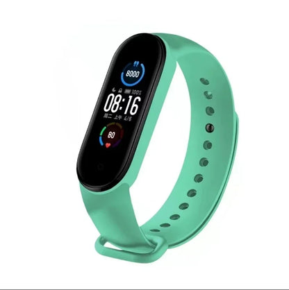M5 Smartwatch – Unisex Fitness Tracker with Heart Rate & BP Monitor