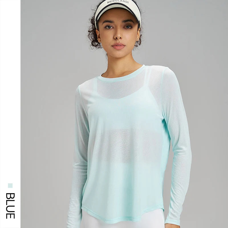 long sleeve workout top