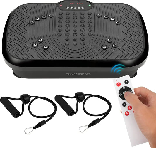 200W Magnetic Vibrating Fitness Massager Plate – All-in-One Vibration Platform