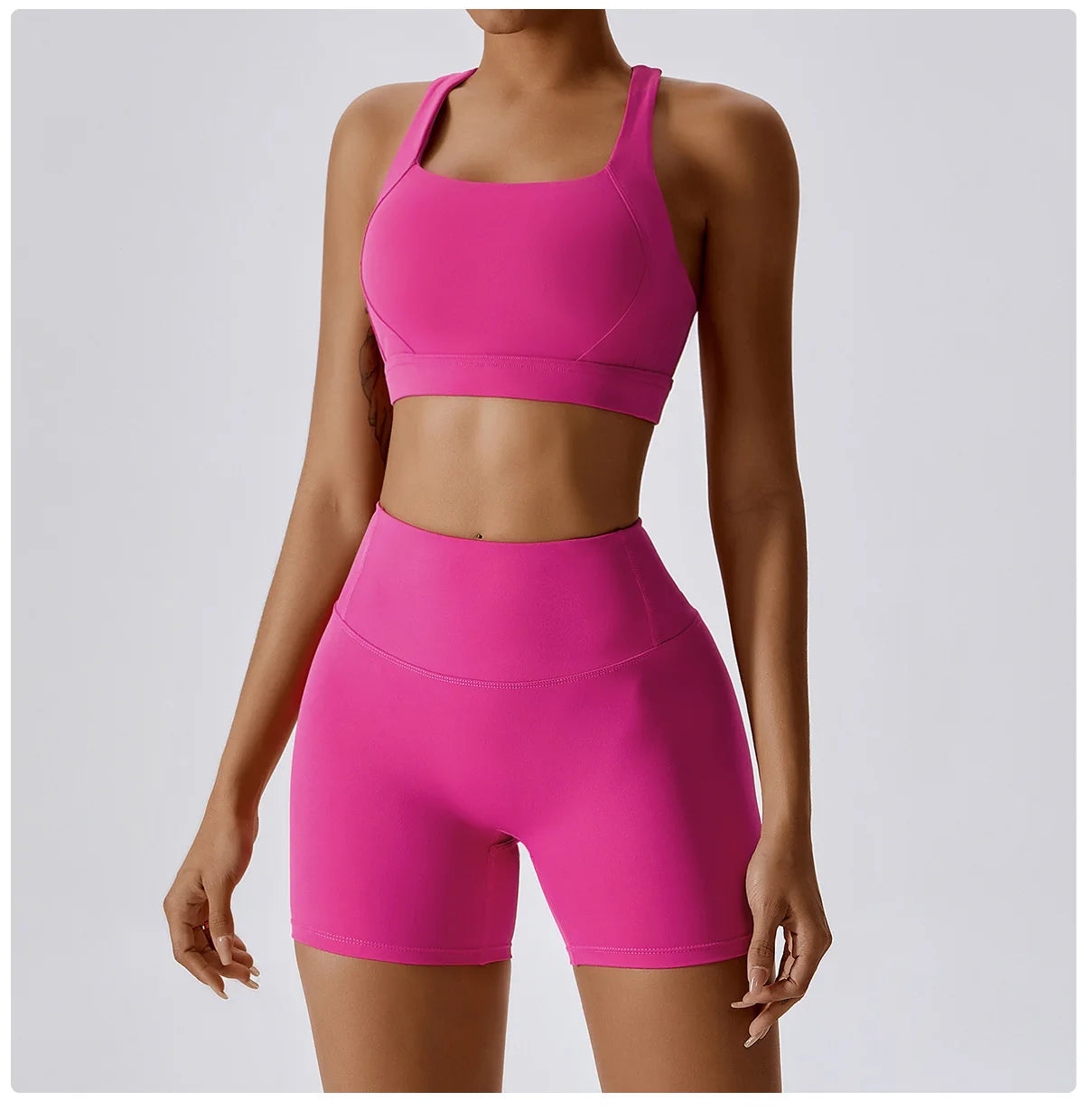 Yoga Top, Gym Leggings, Sports Bra
