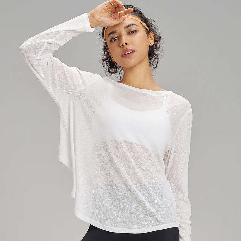 long sleeve workout top