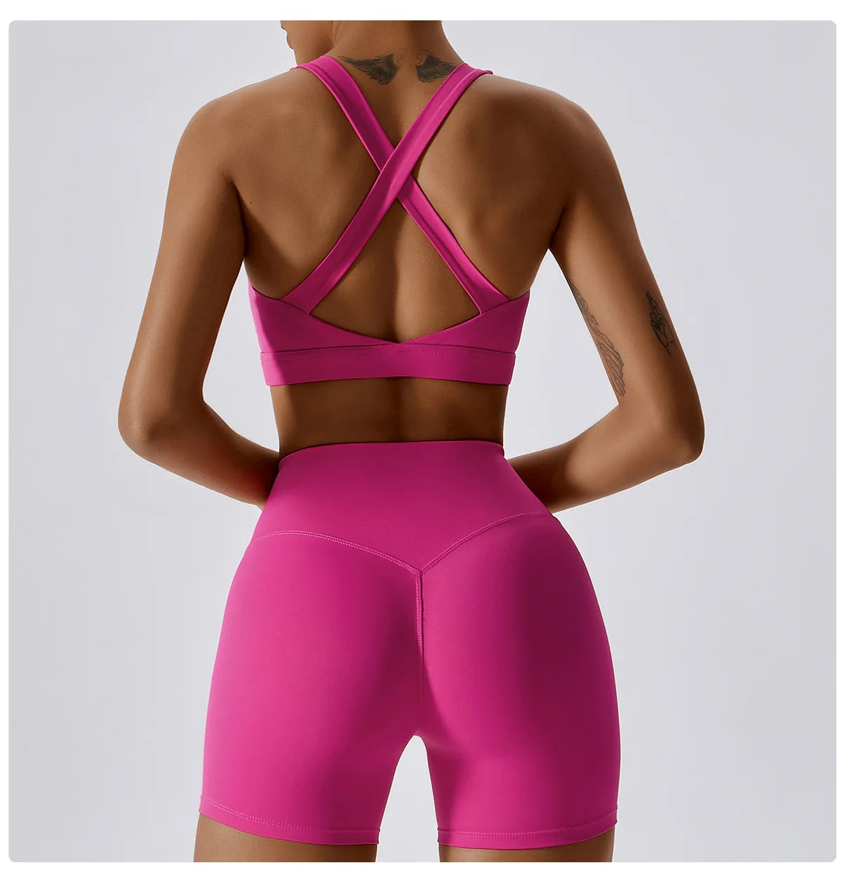 Yoga Top, Gym Leggings, Sports Bra