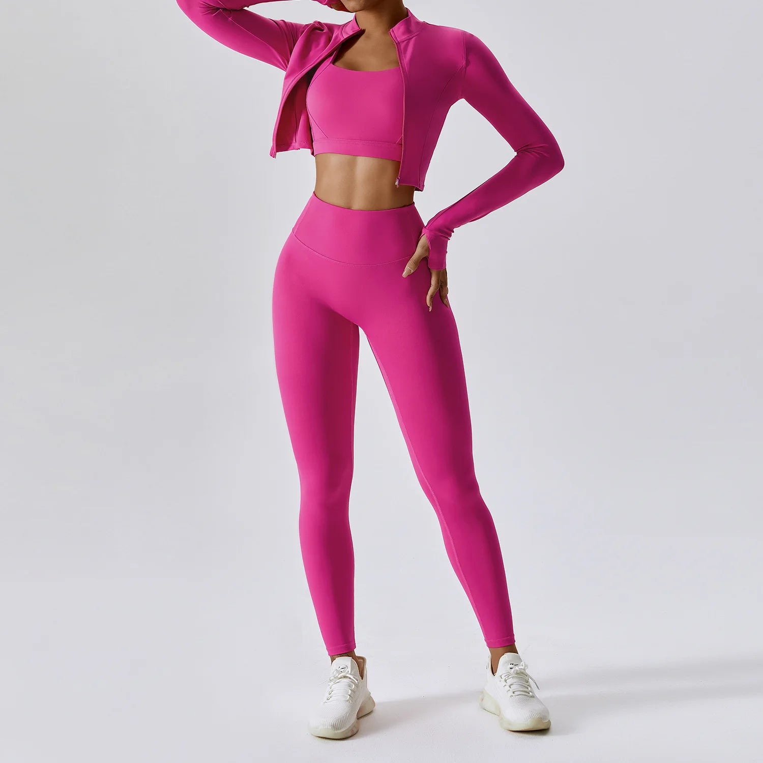 Yoga Top, Gym Leggings, Sports Bra