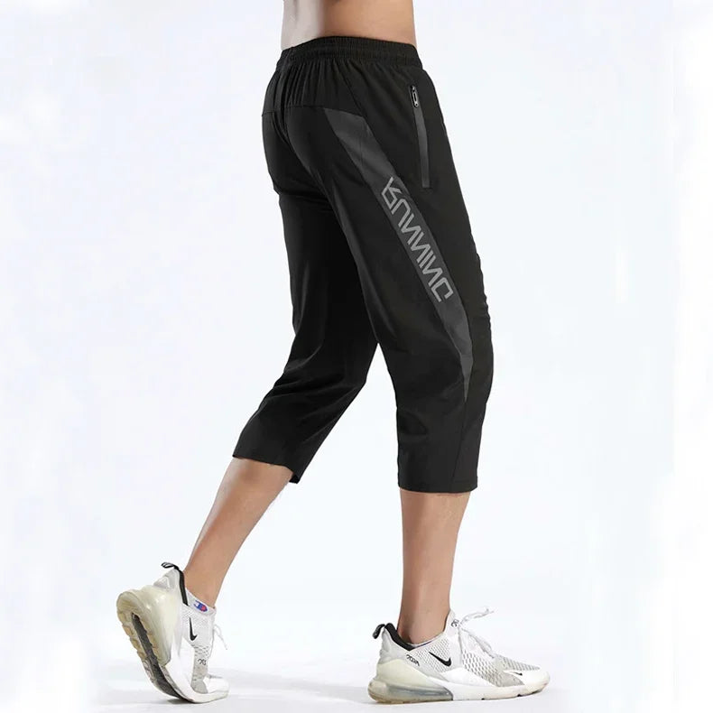Men Sports Cropped Trousers
