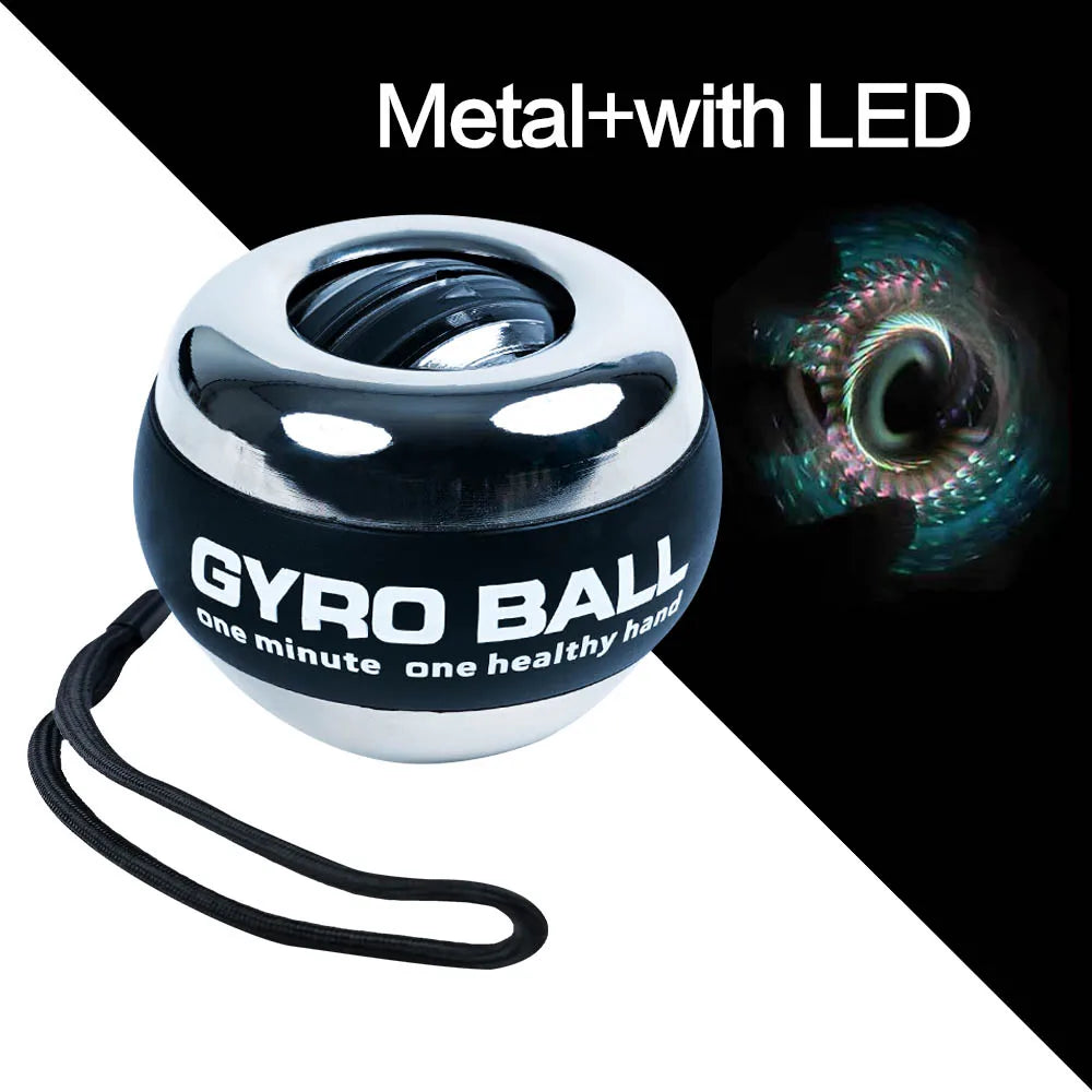 LED Gyroscopic Power Trainer ball