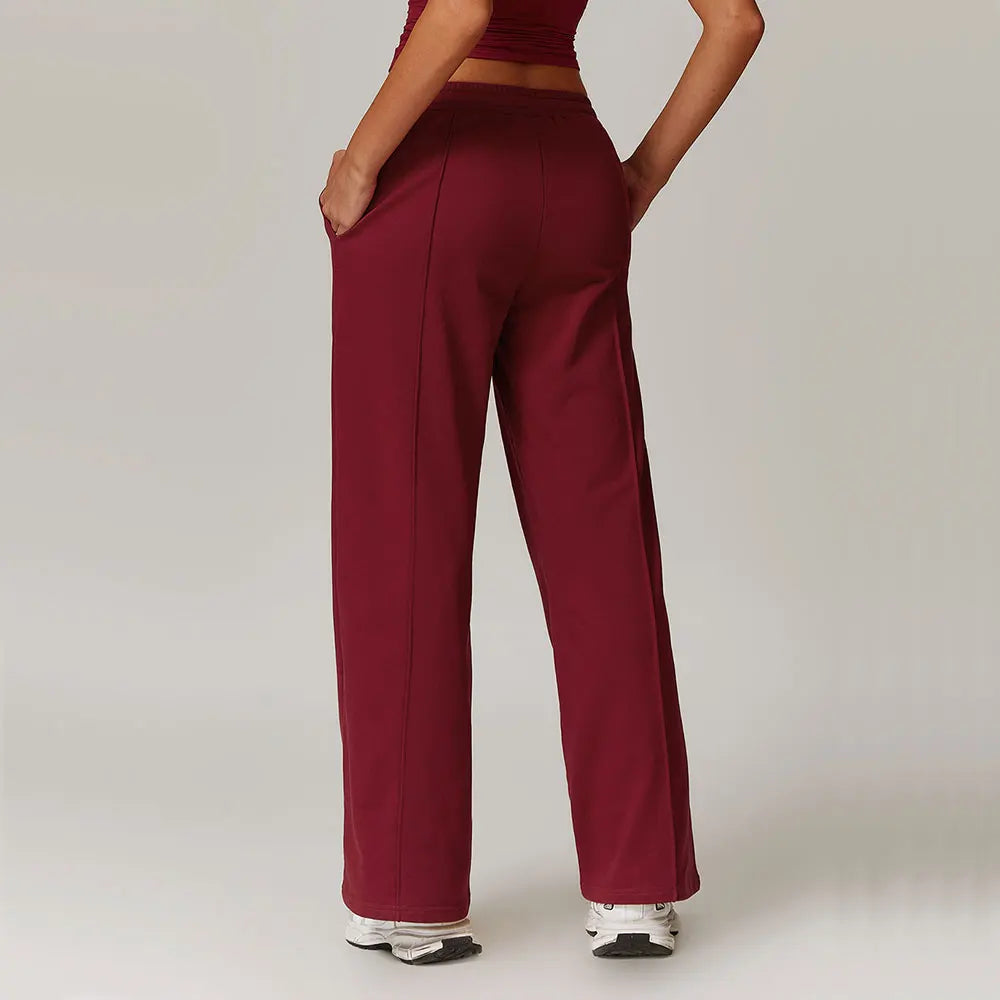 High Waist Loose Fit Sports Sweatpants