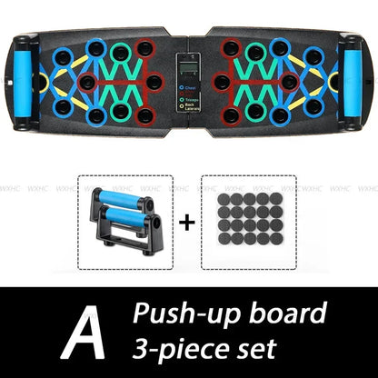 Smart Portable Push-Up Board with Auto Counter & Body Sensor – Home Workout Essential