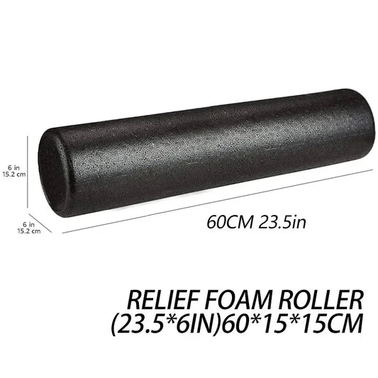 High-Density Foam Roller – 12/18/24IN for Back Pain, Yoga & Deep Tissue Massage