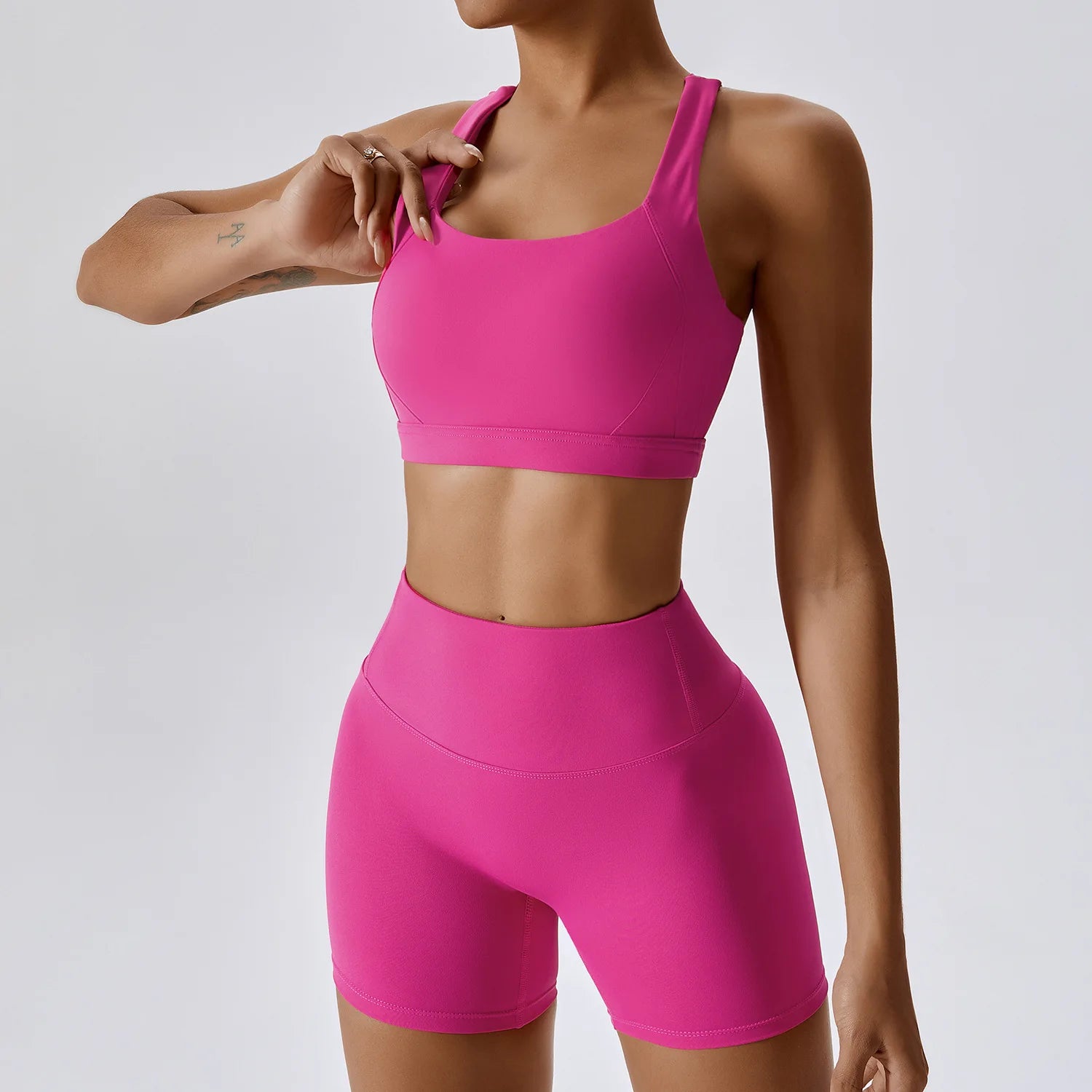 Yoga Top, Gym Leggings, Sports Bra