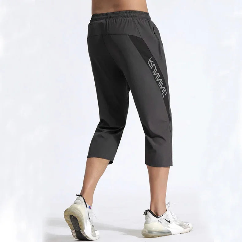 Men Sports Cropped Trousers