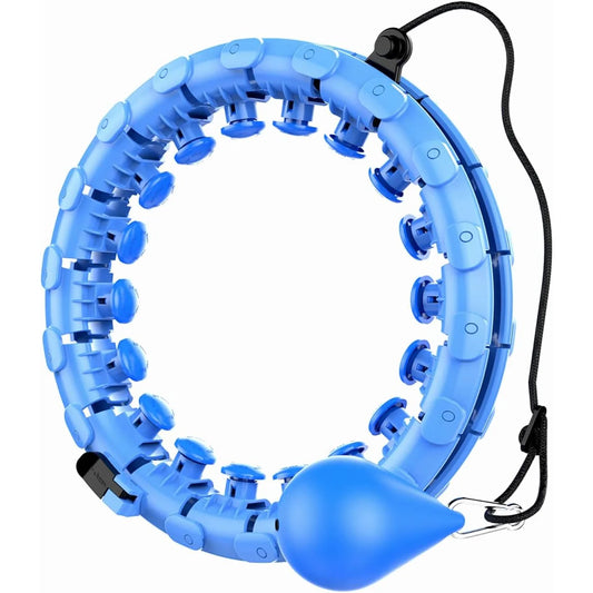 Weighted  Smart  for Adults Beginners do not Fall,24 Knots, Abdomen Fitness Increase Beauty, 2 in 1 Fitness Weight Loss and Mass