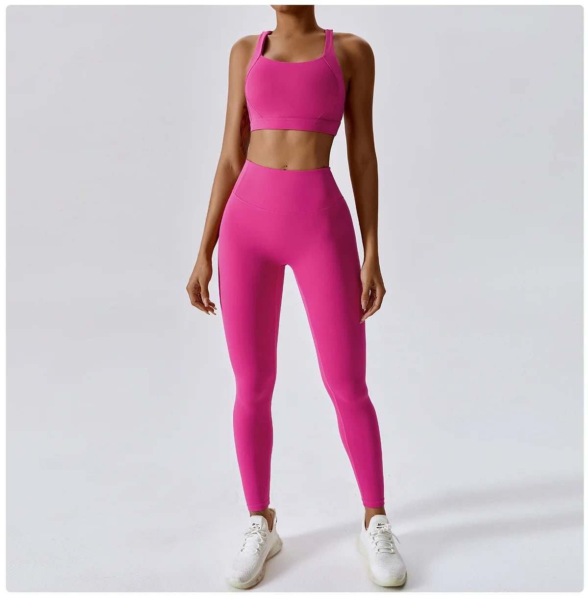 Yoga Top, Gym Leggings, Sports Bra